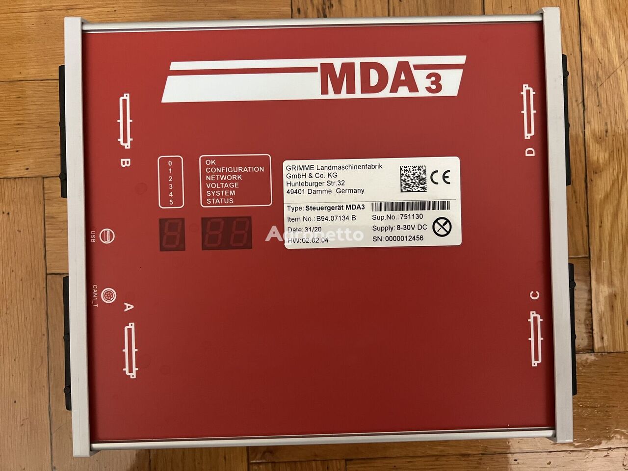 New GRIMME MDA 3 control unit B94.07134B GRIMME MDA 3 (B94.07134B) andre driftsdeler for GRIMME potethøster